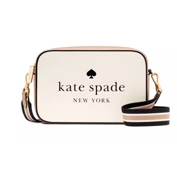 New Kate Spade Oh Snap Colorblock Mini Camera Bag Toasted Hazelnut Multi - Picture 1 of 7